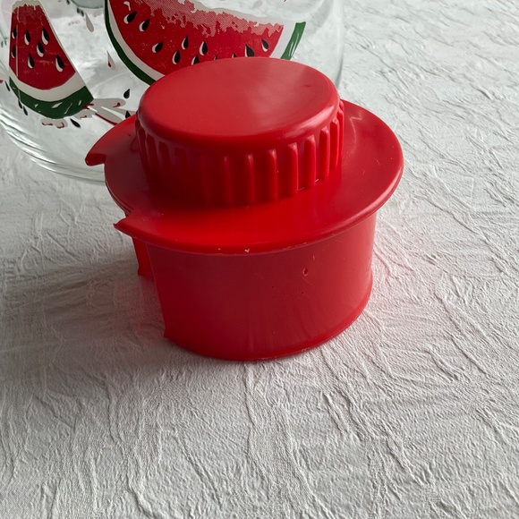 CERVE Italy Vintage Glass Serving Pitcher Juice / Water Carafe Watermelon Decor - Picture 7 of 13